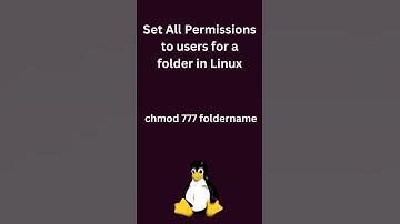 Set Read, Write, Execute Permissions to a Folder in Linux to All Users #give #terrminal #command