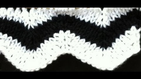 Zig Zag or Chevron Stitch