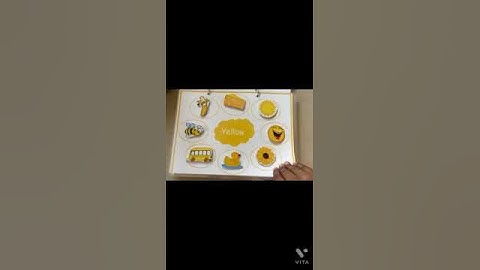 colors busy book||Toddler learning folder || kids activity book at home||Toddler Color activity book