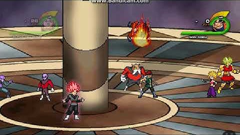 SSF2 Mod Black Goku and My Menu