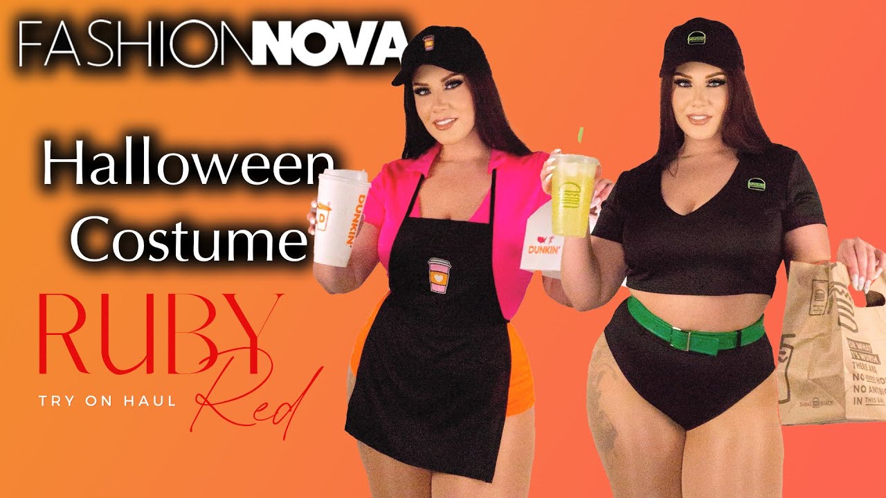 2024 Halloween Costume Try-On Haul from @fashionnovacurve @FashionNova | Ruby Red