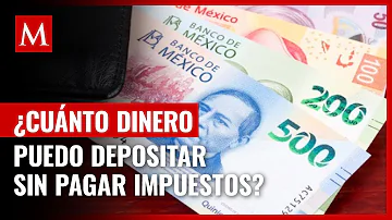 ¿Cuánto dinero en efectivo se puede depositar en el banco en un año?