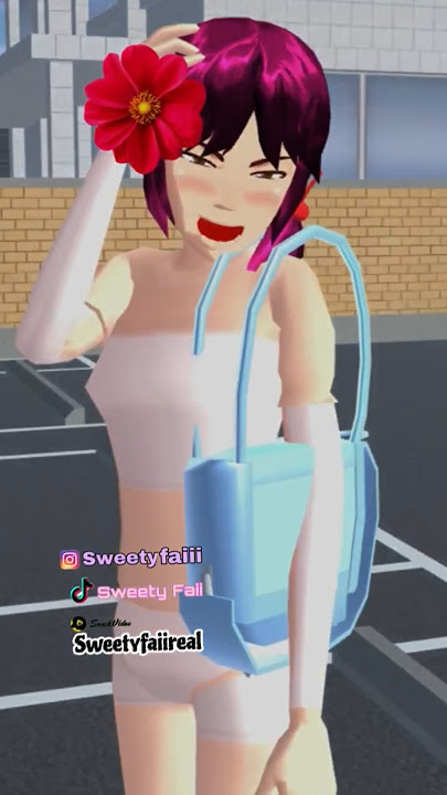 Ryuji jadi bencong cocok ga?😍#sakuraschoolsimulator