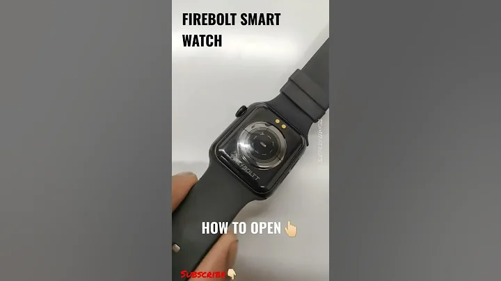 FIREBOLT smart watch (how to open)