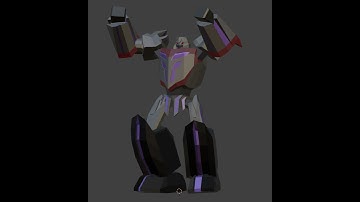 Transformers Blender Modelling Timelapse #2 (Tyrant) *SHORT VERSION*