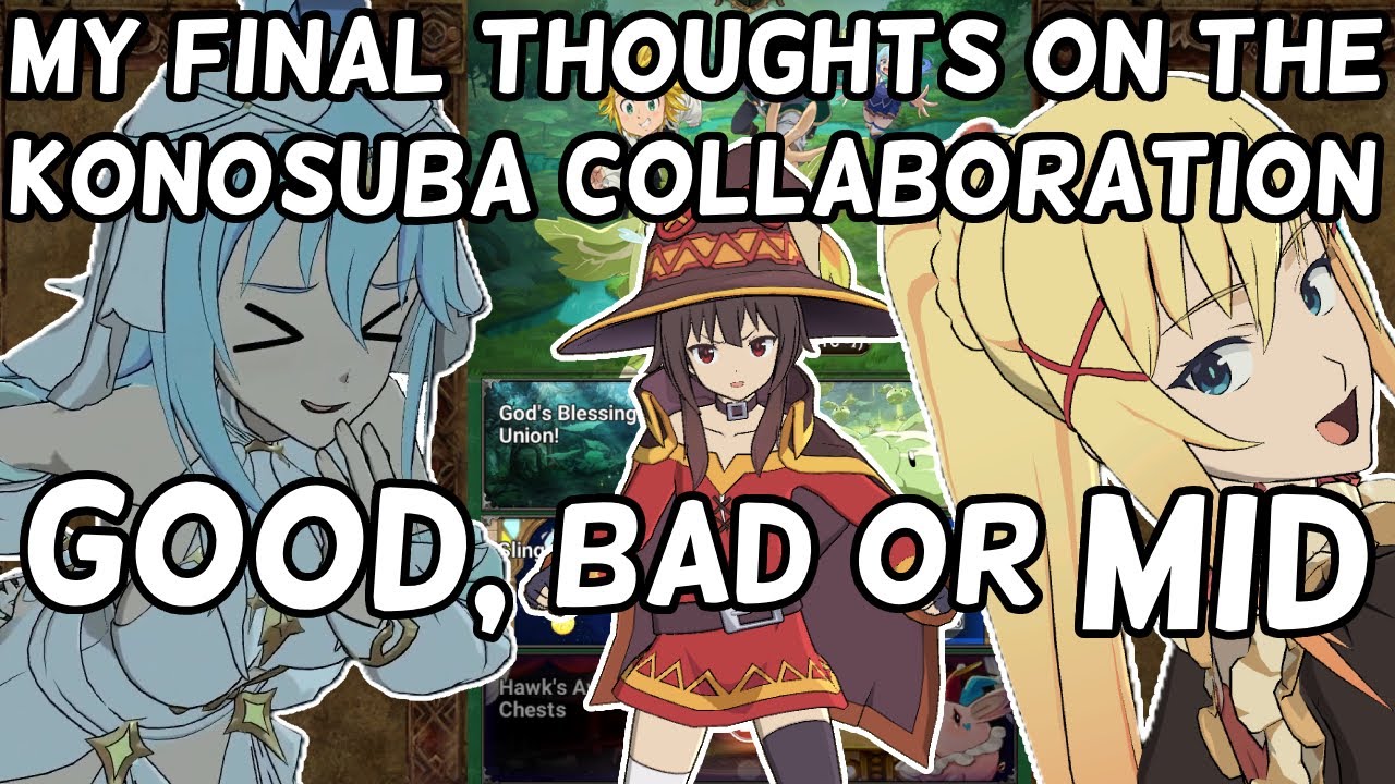 MY THOUGHTS ON THE KONOSUBA COLLABORATION, GOOD, BAD OR JUST AVERAGE?? - The Seven Deadly Sins GC