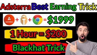 Adsterra Auto Earning SECRET Course Adsterra earning trick Adsterra self clicking |29 earn and learn