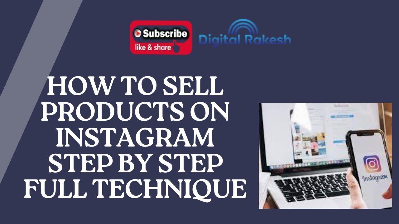 How To Sell Products On Instagram Step By Step Full Technique YouTube