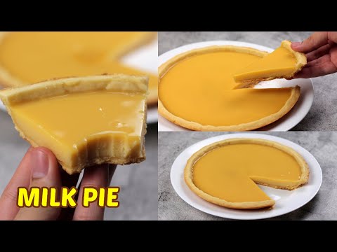 Milk Pie [ No Steam, No Bake, No Oven, No Mixer ]