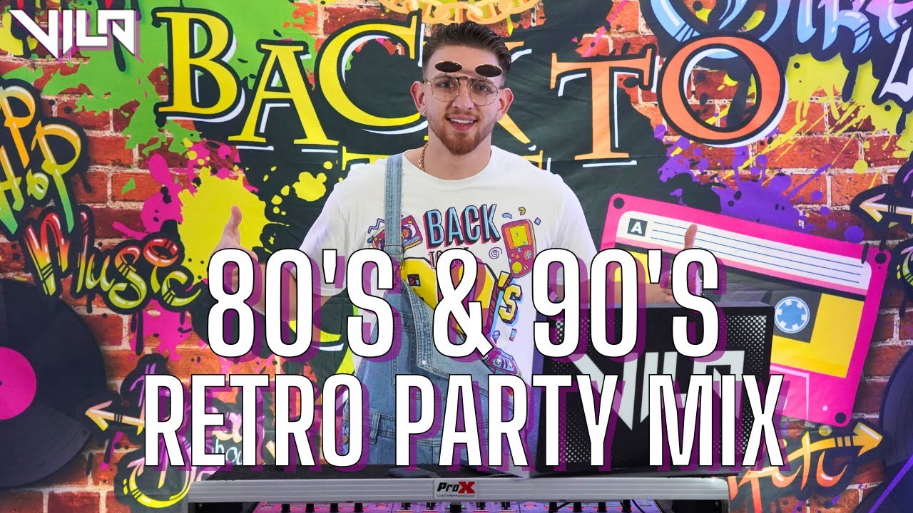 Retro House Party  80s  90s Mix  Freestyle House Hip Hop  Musica de los 80s y 90s Ingles