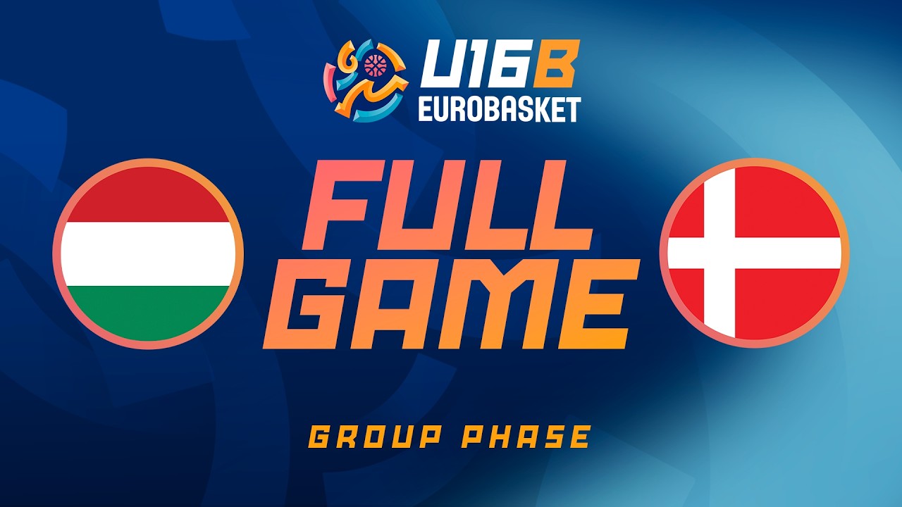 Group Phase | Hungary v Denmark | Full Basketball Game | FIBA U16 EuroBasket 2026 Division B