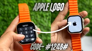 T900 ultra smart watch apple logo kaise lagaye | T900 ultra smart watch apple logo code | T900 Apple