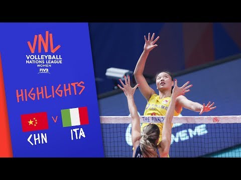 CHINA vs. ITALY - Highlights Women | Final Round | FIVB Volleyball Nations League 2019