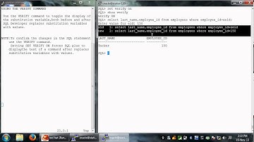 2.9 Using VERIFY command