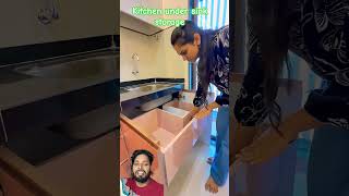 Storage under the sink in the kitchen | #home #kitchen