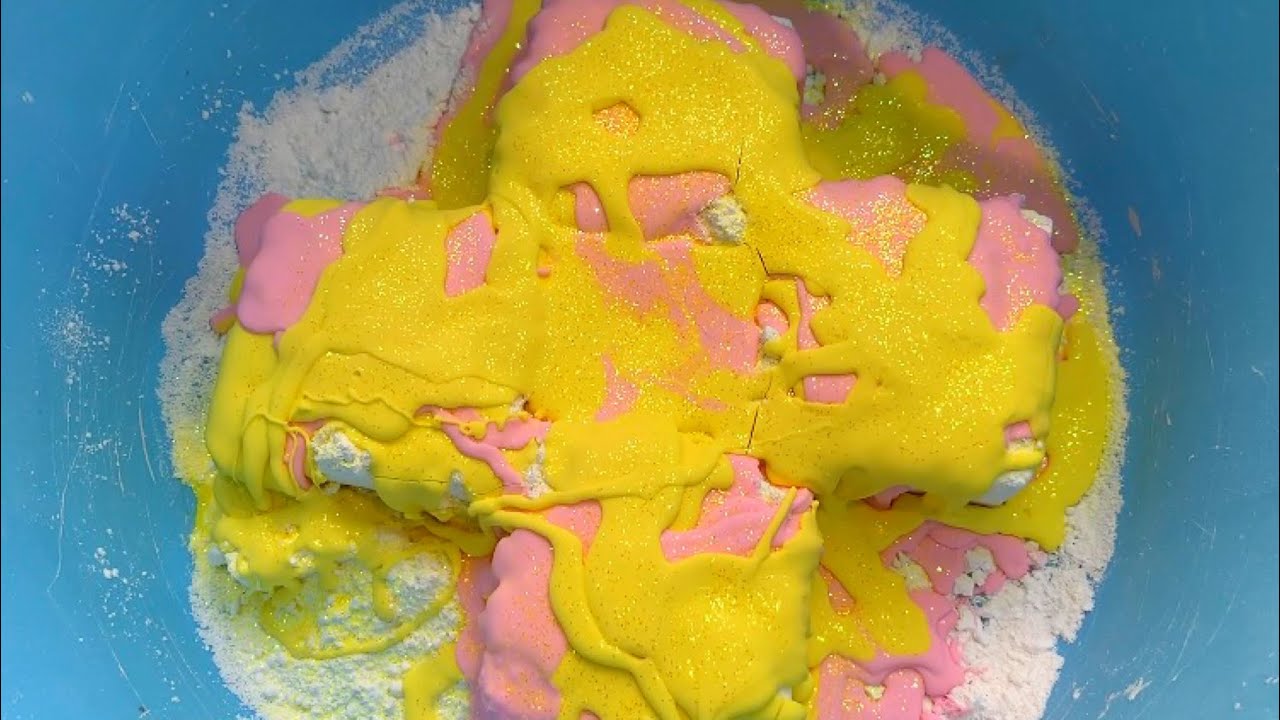 ASMR | easy grip | cornstarch paste | crunchy | gritty | satisfying | powdery | calming