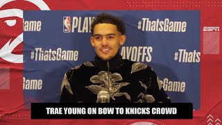 Trae Young on taking a bow at MSG - 'I know what they do when the show is over' 🎭 🍿| NBA on ESPN