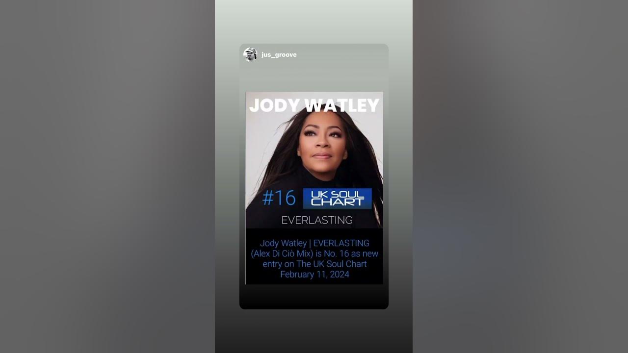 NEW!! Jody Watley- “EVERLASTING” Enters The UK Soul Chart Top New Entry #jodywatley #music