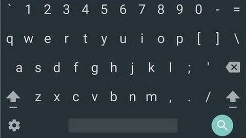 How to add a dedicated number row to the Google Keyboard