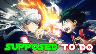 Deku Vs Todoroki Edit Supposed To Do