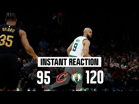 INSTANT REACTION: 'Aggressive' C's keep 'foot on gas' vs. Cavs to take Game 1 of East Semifinals