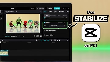 How to Stabilize Video in CapCut PC! [Mac or Windows PC]