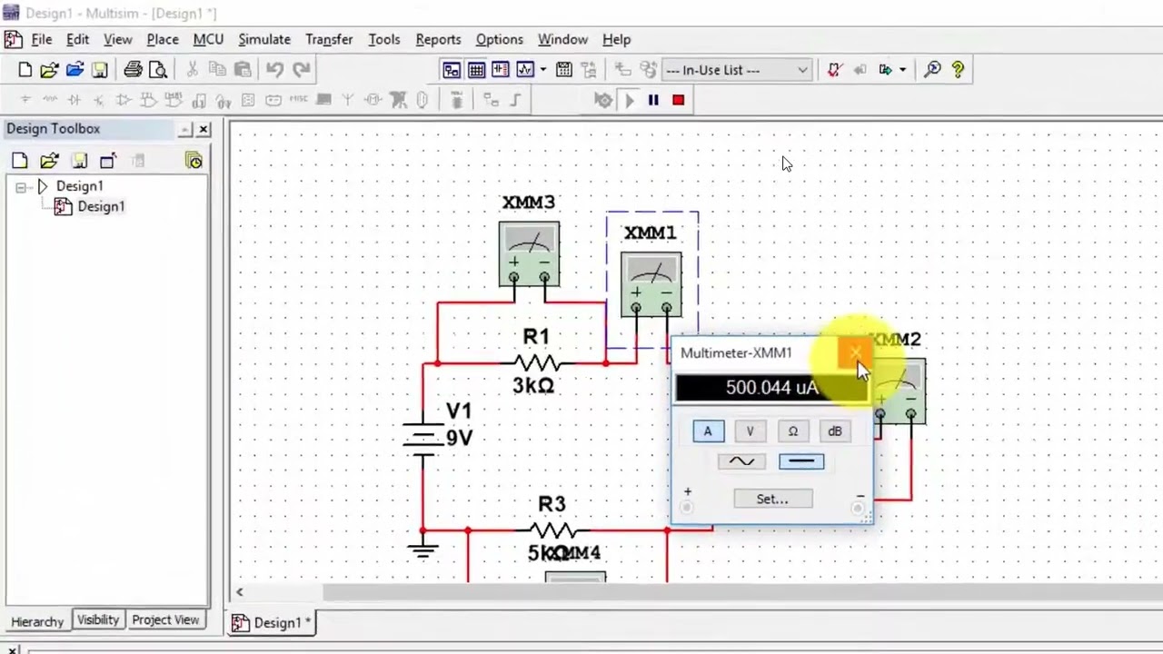 Basic Use of Multisim In Electronics Circuit Analysis Lab