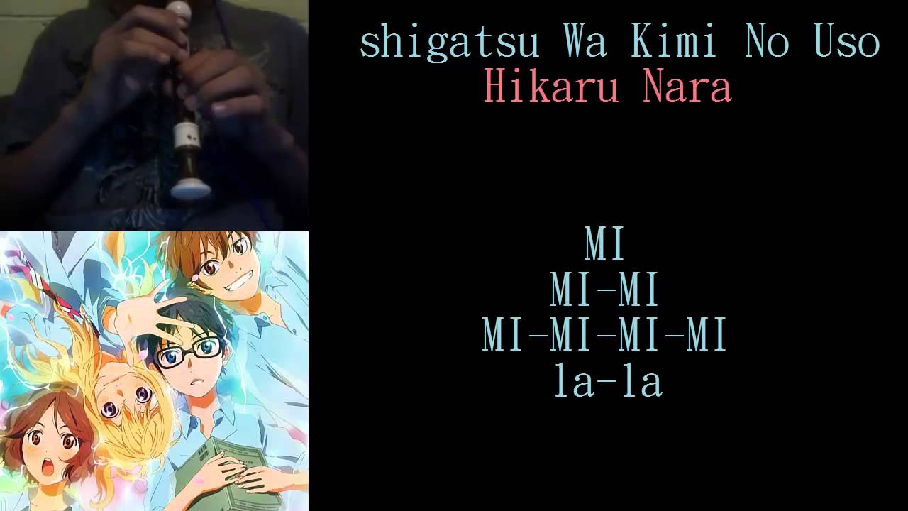 Shigatsu Wa Kimi No Uso Opening 1, Hikaru Nara