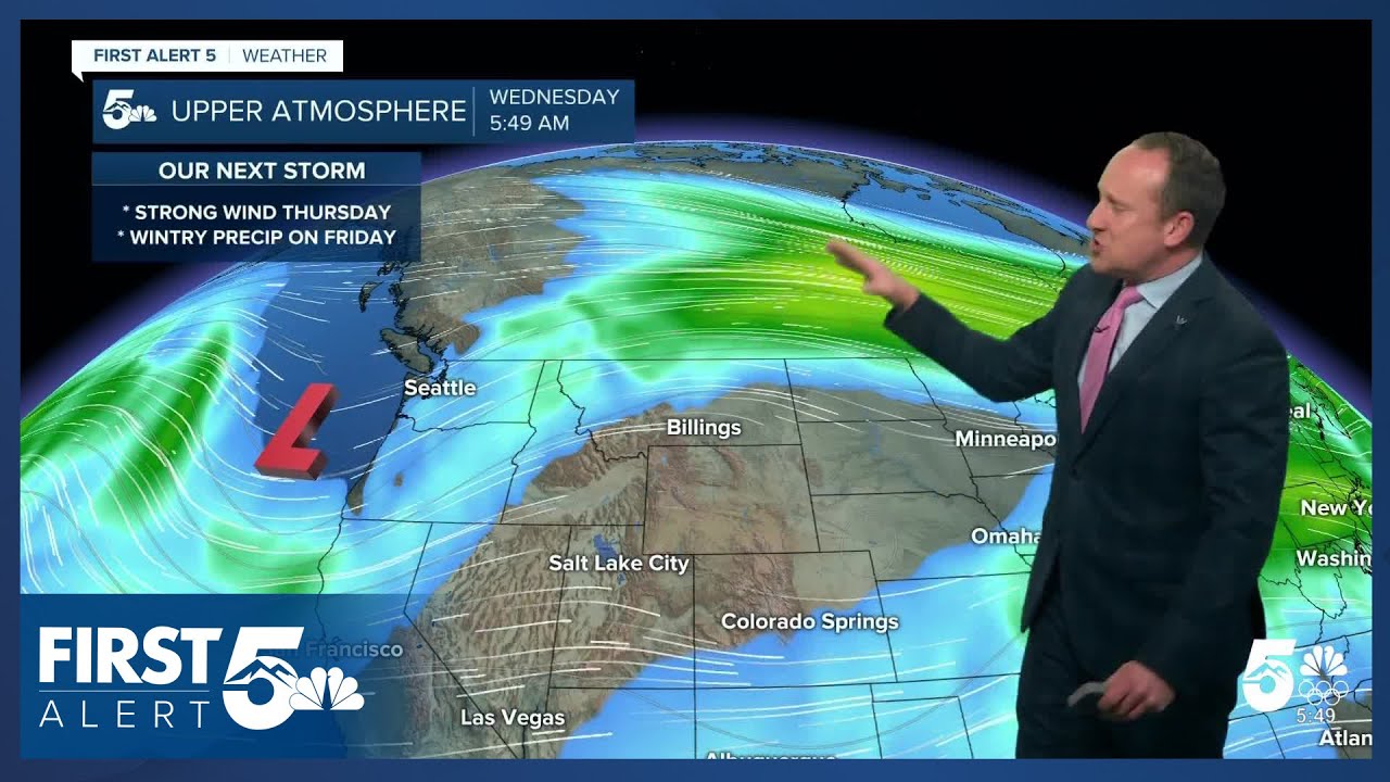 Roller coaster temperatures continue late this week ahead of snow Friday