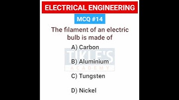 ELECTRICAL ENGINEERING MCQ 14  #shorts #tiklesacademy