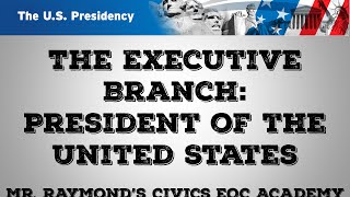 Executive Branch - 3.3 & 3.8: Presidential Powers & Structure: Benchmark Civics State EOC Exam screenshot 4