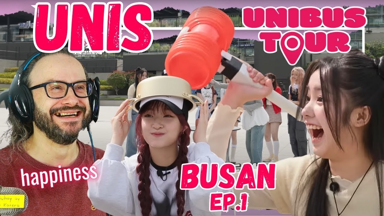 lots of fun! UNIS 유니스 - UNIBUS TOUR - BUSAN [EVENT] EP.1 reaction - YouTube