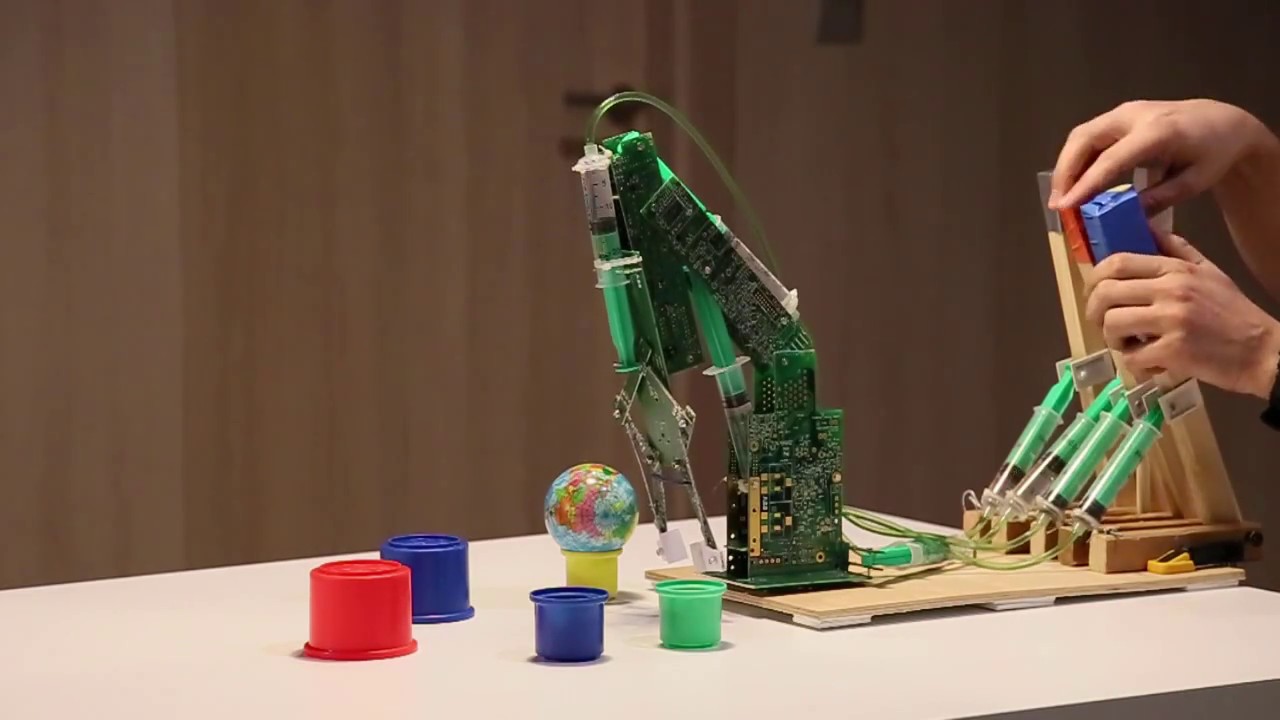 Hydraulic powered Robotic Arm DIY YouTube