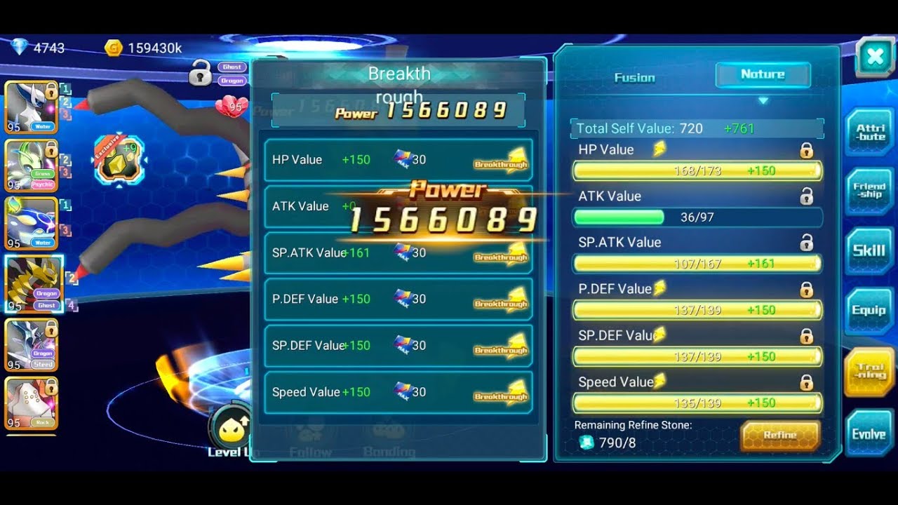 Pocket Arena/Pokeland Legends #482 (Origin Giratina Upgrade) - Android