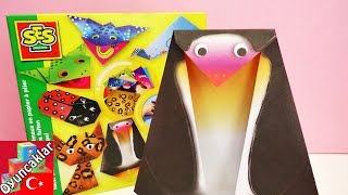 Ses Crative Seti: Origami Penguen Yapıyoruz - Eğlenceli Oyuncak Setleri Türkçe Tanıtımı! screenshot 4