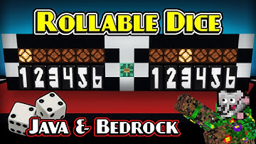 Redstone DICE Expandable 2-9 Sided Die | Minecraft Redstone Tutorial | Java Bedrock MCPE XBOX PS