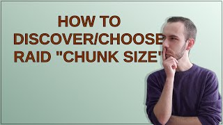 Apple: How to discover/choose RAID "Chunk Size"