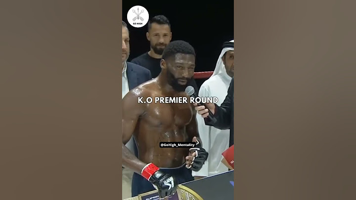 Cedric doumbe : K.O au premier Round, personne peut me teste !! 💯