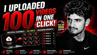 I UPLOADED 100 VIDEOS INSTANTLY WITH MY SOFTWARE 😱 screenshot 1