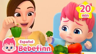 Las Verduras Te Hacen Bien y Fuerte🥦🥕🍅 | ¡Me Gusta Comer! | Bebefinn Canciones Infantiles