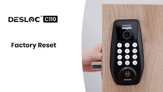 DESLOC C110 Add User Fingerprint and PIN | Smart Lock Setup Guide