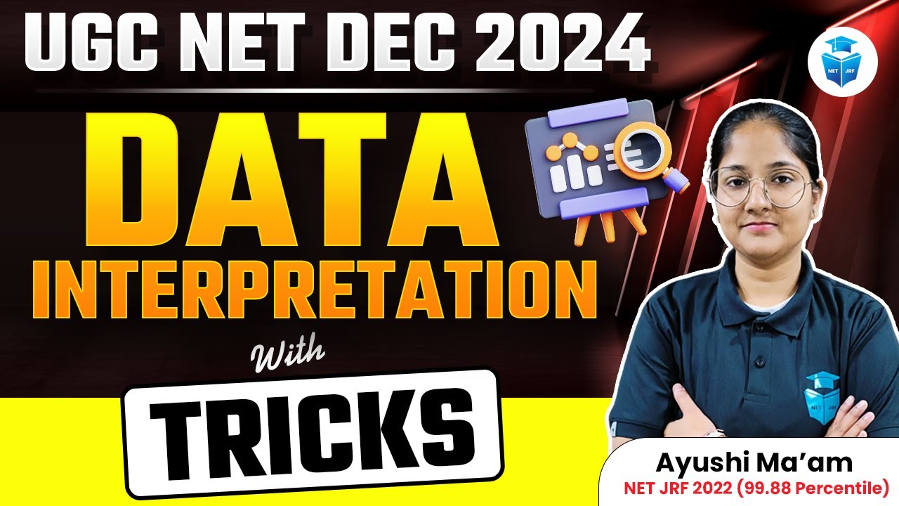UGC NET Paper 1 Data Interpretation | Important DI Questions with Tricks | Ayushi Mam