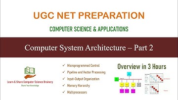 Computer System Architecture - Part 2 - Overview in Tamil | UGC NET Computer Science Unit 2 Outline
