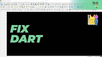 हिन्दी - Fix Dart | TUKAdesign Video Help | CAD Pattern Making Software | Hindi