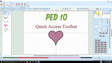 PE Design 10 (lesson 2) Quick access toolbar
