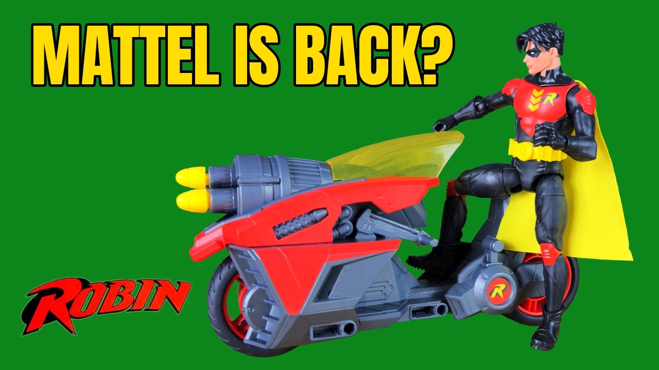 The Return of Mattel DC! Robin and Robin Cycle Set Review