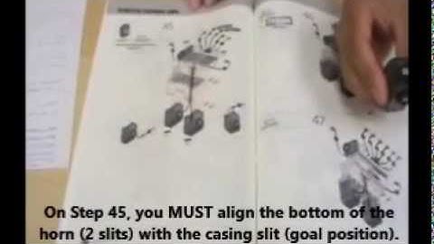 ROBOTIS MINI (known as DAWRIN-MINI) Assembling Tutorial #1