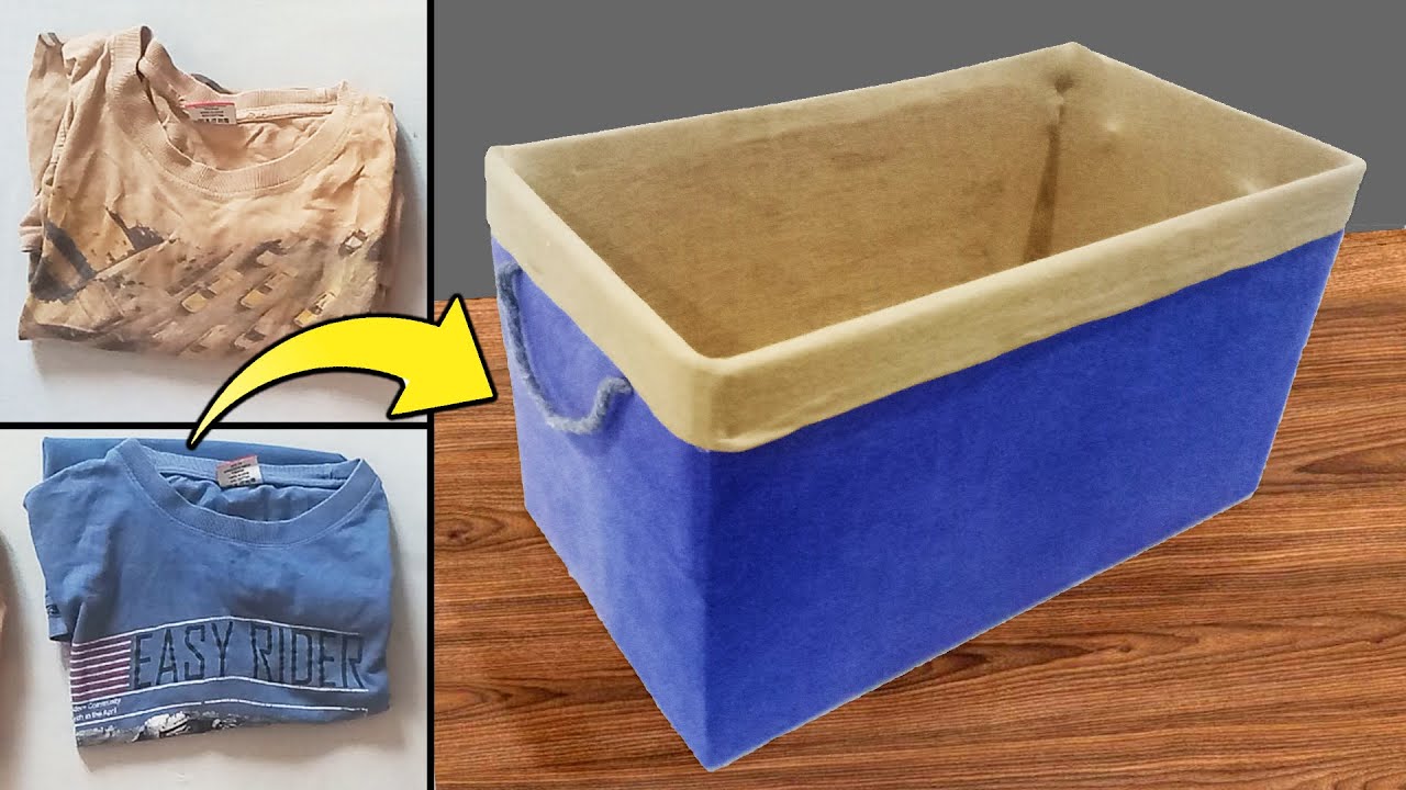 DIY Cardboard Storage Box Storage Basket from Cardboard Cardboard