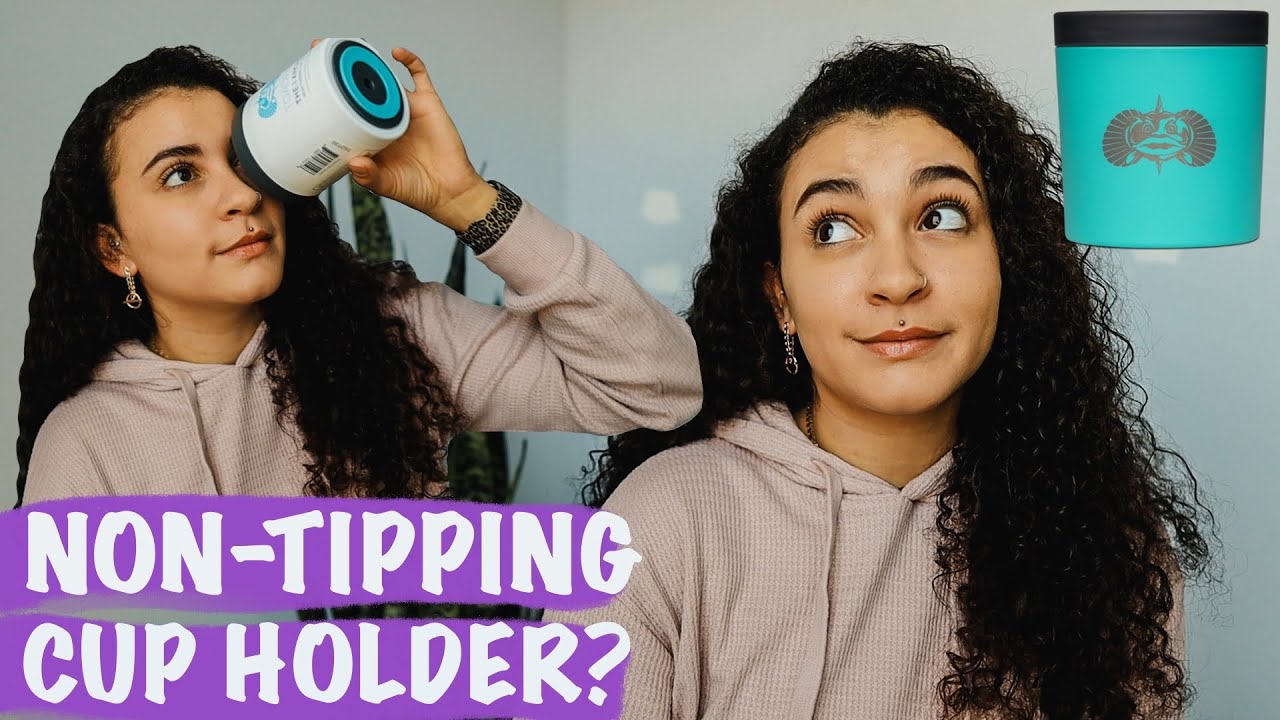 Non Tipping Can Cooler Toadfish Non-Tipping Cup Holder Universal