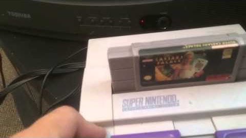 Super Nintendo broken power supply port works